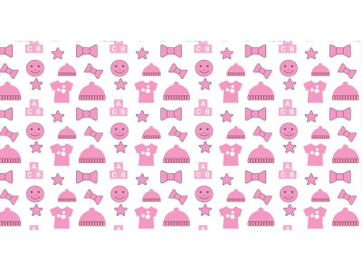 Abstract childish pattern texture vector