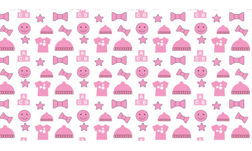 Abstract childish pattern texture vector