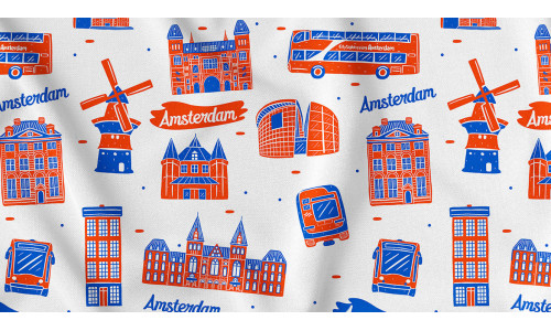 Amsterdam Seamless Pattern #01