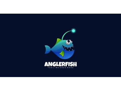 Angler Fish Gradient Logo