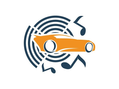 Audio Car Logo Template Icon Symbol Vector