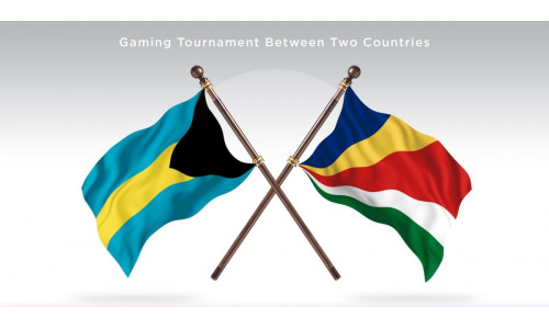 Bahamas versus Seychelles Two Flags
