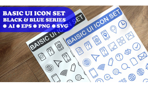 Basic Ui Icon Set Template