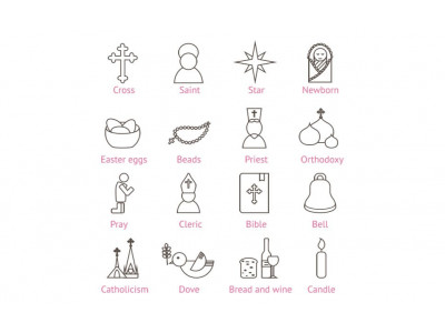 Christianity Icon Set