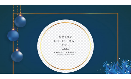 Christmas Photo Frame, Decoration Balls