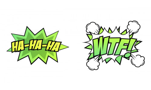 Comic Burst Art with Laughing Explosion