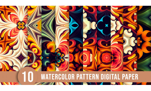 Creative endless flower pattern bundle