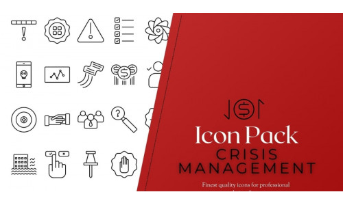 Crisis Management Icon Pack - Perfect for your Business