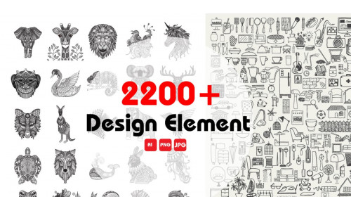 2200+ Design Elements (EPS, PNG, JPEG) Vectors