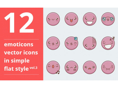 Emotions vector vol.2 Icon Set