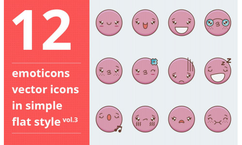 Emotions vector vol.2 Icon Set