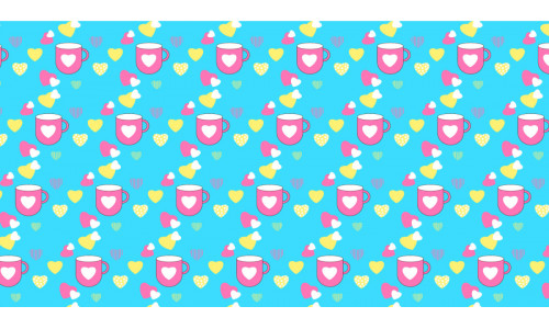 Endless Love Pattern Vector Design