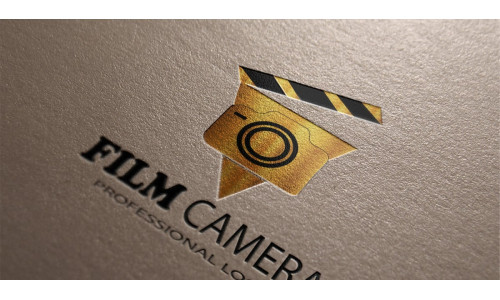Film Camera Logo Template