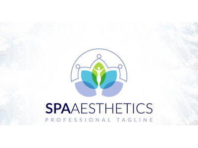 Floral Human Spa Aesthetics Logo Design