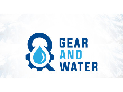 Gear And Water - Plumbing Logo Design
