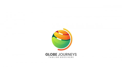 Globe Journey Gradient Logo