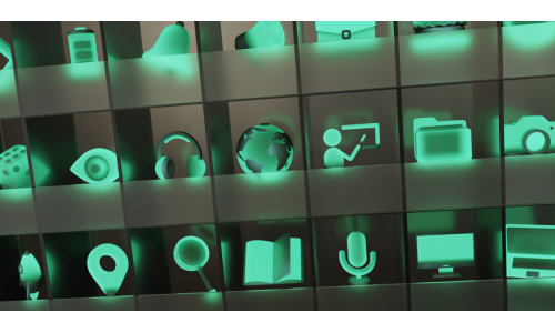 Glowicons - 3D Glowing Icons