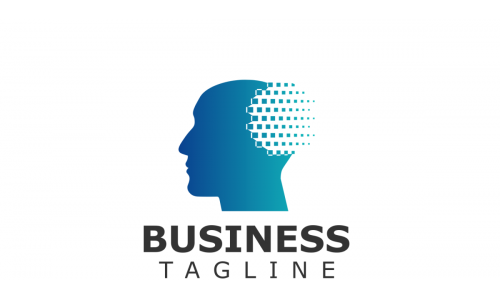 Human Brain Custom Design Logo Template