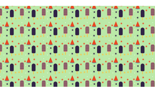 Ice cream shop wallpaper pattern vector