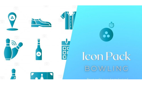 Icon Pack: 30 Bowling Icons