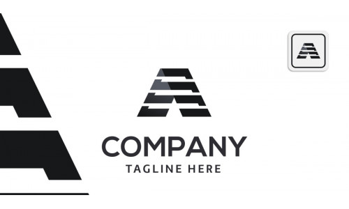Letter A Logo Design Vector Template