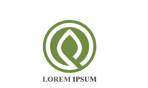 Logos of Green Tree Leaf Ecology  Element Vector V11