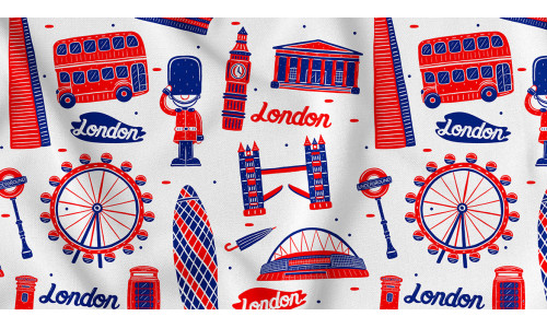London Seamless Pattern #01