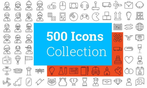 500 Modern Icon Set