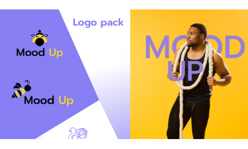 Mood Up — Minimalistic Sports Logo Template