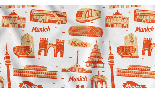 Munich Seamless Pattern #01