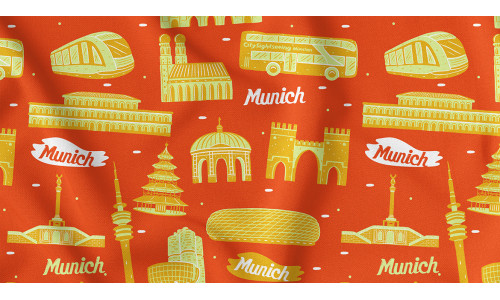 Munich Seamless Pattern #02