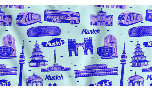 Munich Seamless Pattern #03