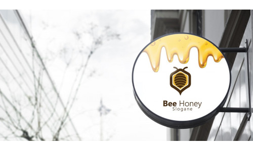 Nice Bee- Honey Logo Template