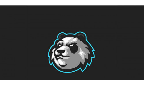 Pandas Logo Illustration Vector