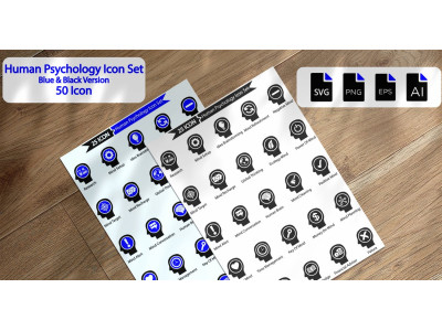 50 Premium Human Psychology Icon Set