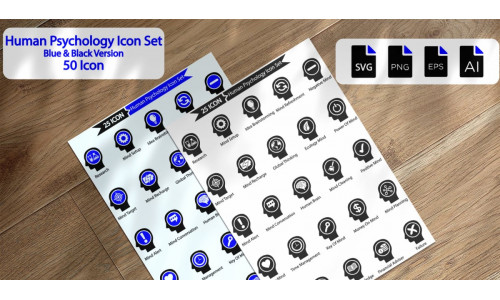 50 Premium Human Psychology Icon Set