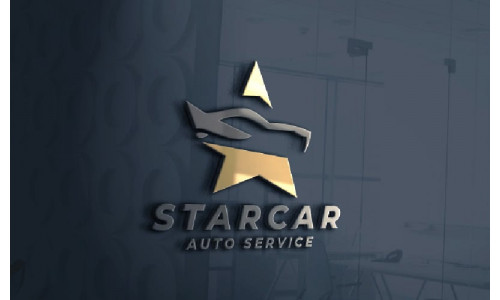 Star Car Logo Vector Template