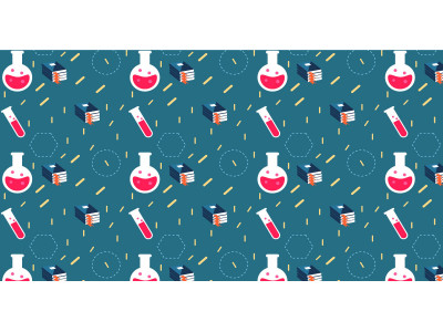 Study backdrop decoration for book cover