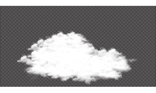 Thick cloud and smoky environment vector