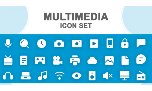 Vactor and Web Multimedia Iconset